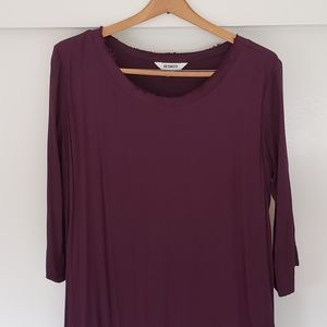 BB Dakota Burgundy Shift Dress Size M